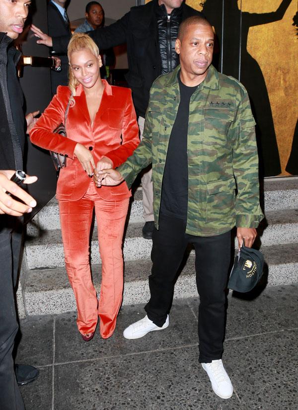 Beyonce jay z divorce date night broadway