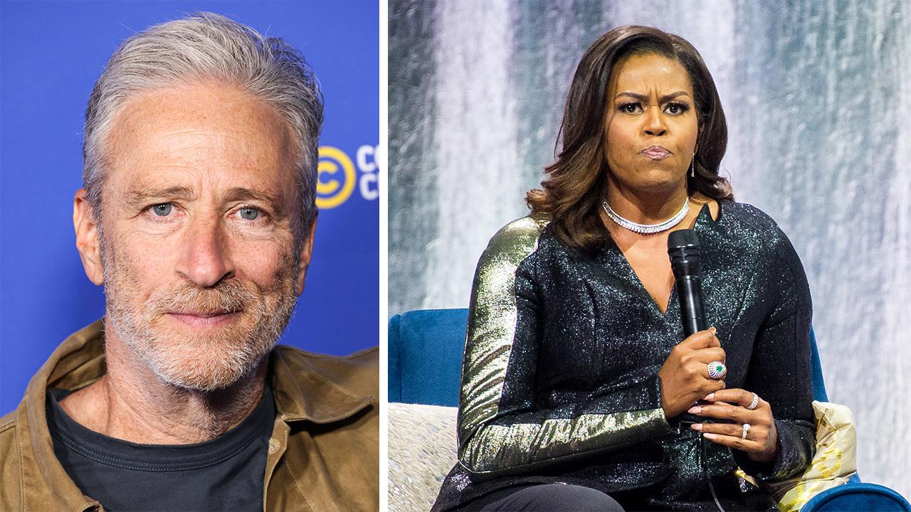 Jon Stewart,Michelle Obama