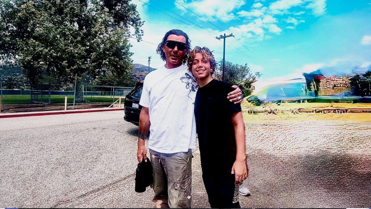 Image of Gavin with his son Apollo.