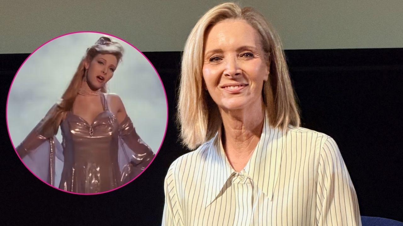 Split photo of Lisa Kudrow