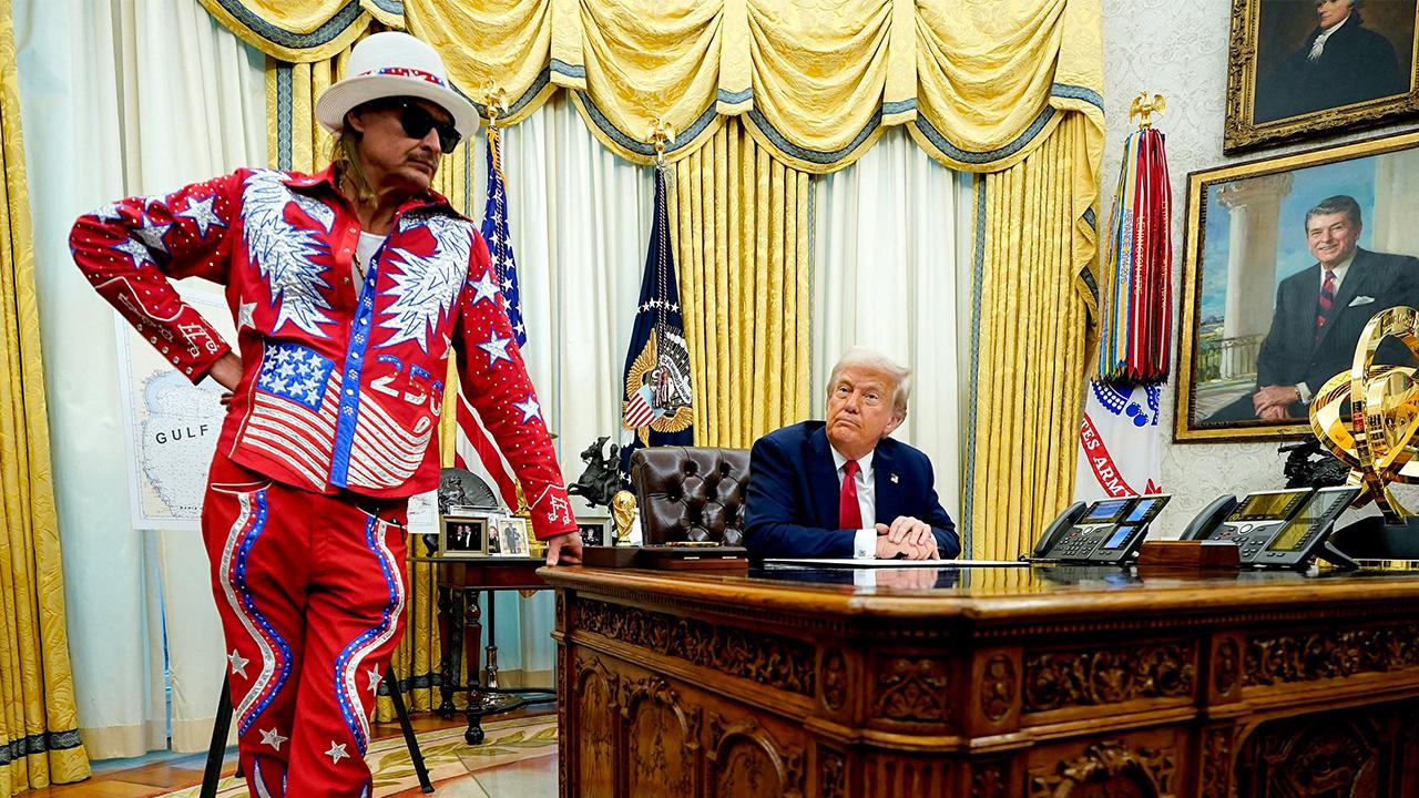 Image of While Kid Rock has been a staunch Trump supporter, Eminem is a staunch critic of the POTUS.