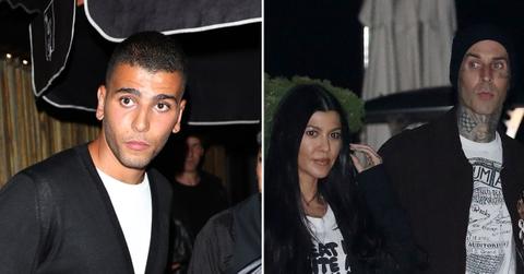 kourtney kardashian ex younes bendjima shade travis barker pda pic