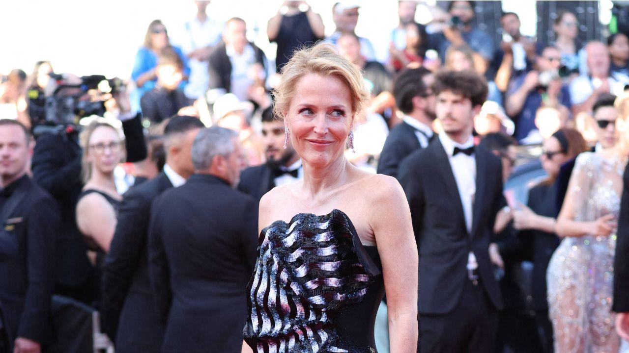 gillian anderson rare interview secret relationship