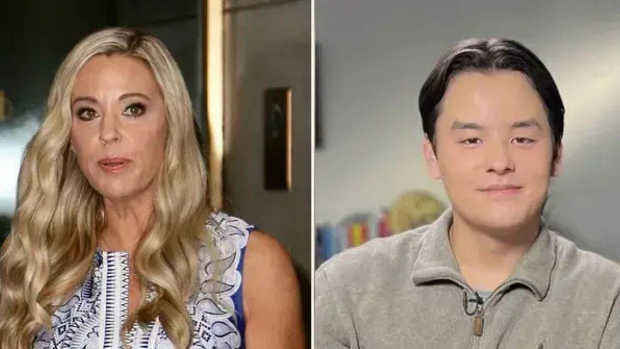 Photo of Kate Gosselin and Jon Gosselin divorced in 2009 after 10 years of marriage.