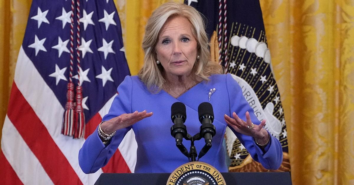 jill biden scolds reporters question joe biden drop out election