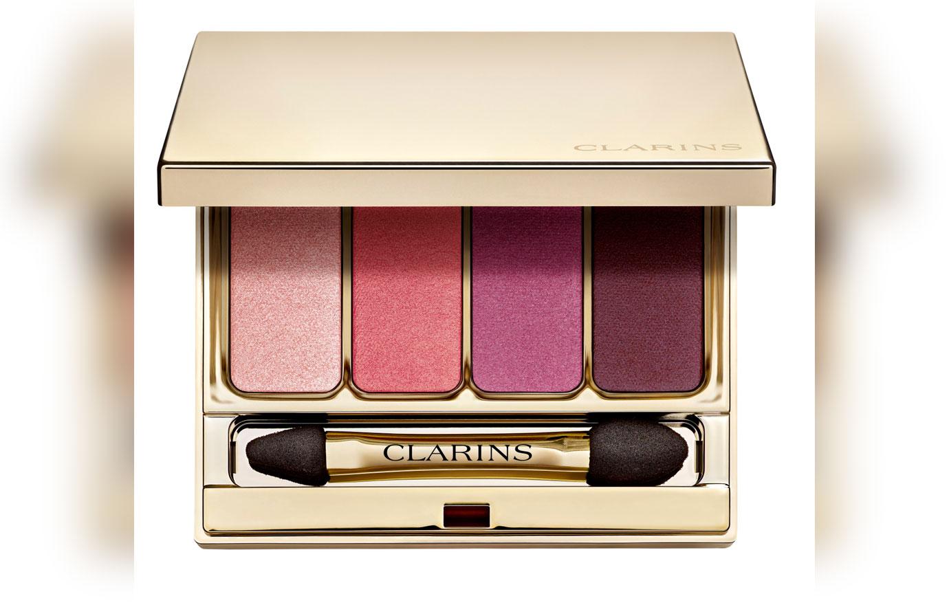 NEW Clarins 4 Colour Eyeshadow Palette&#8212;06, Lovely Rose