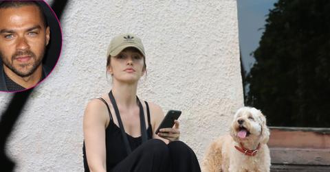 *EXCLUSIVE* Minka Kelly enjoys her afternoon at a dog park with her pups