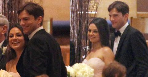 Mila kunis ashton kutcher wedding married 01
