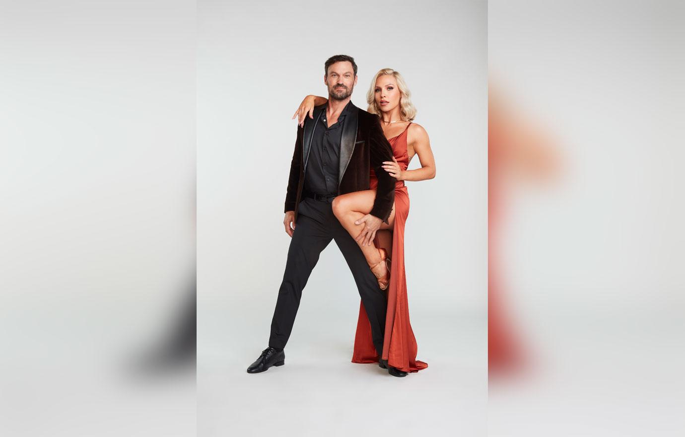 brian austin green girlfriend sharna burgess not salty dwts elimination