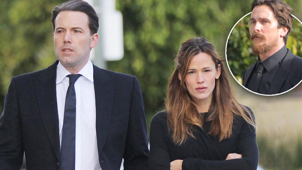 Jennifer garner ben affleck reunite funeral