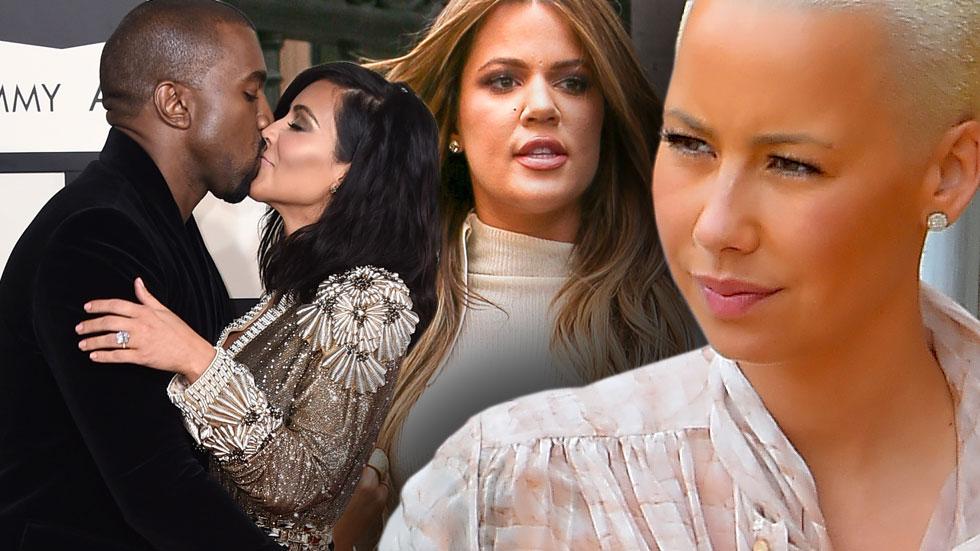 Amber rose khloe kardashian twitter feud kim kanye west