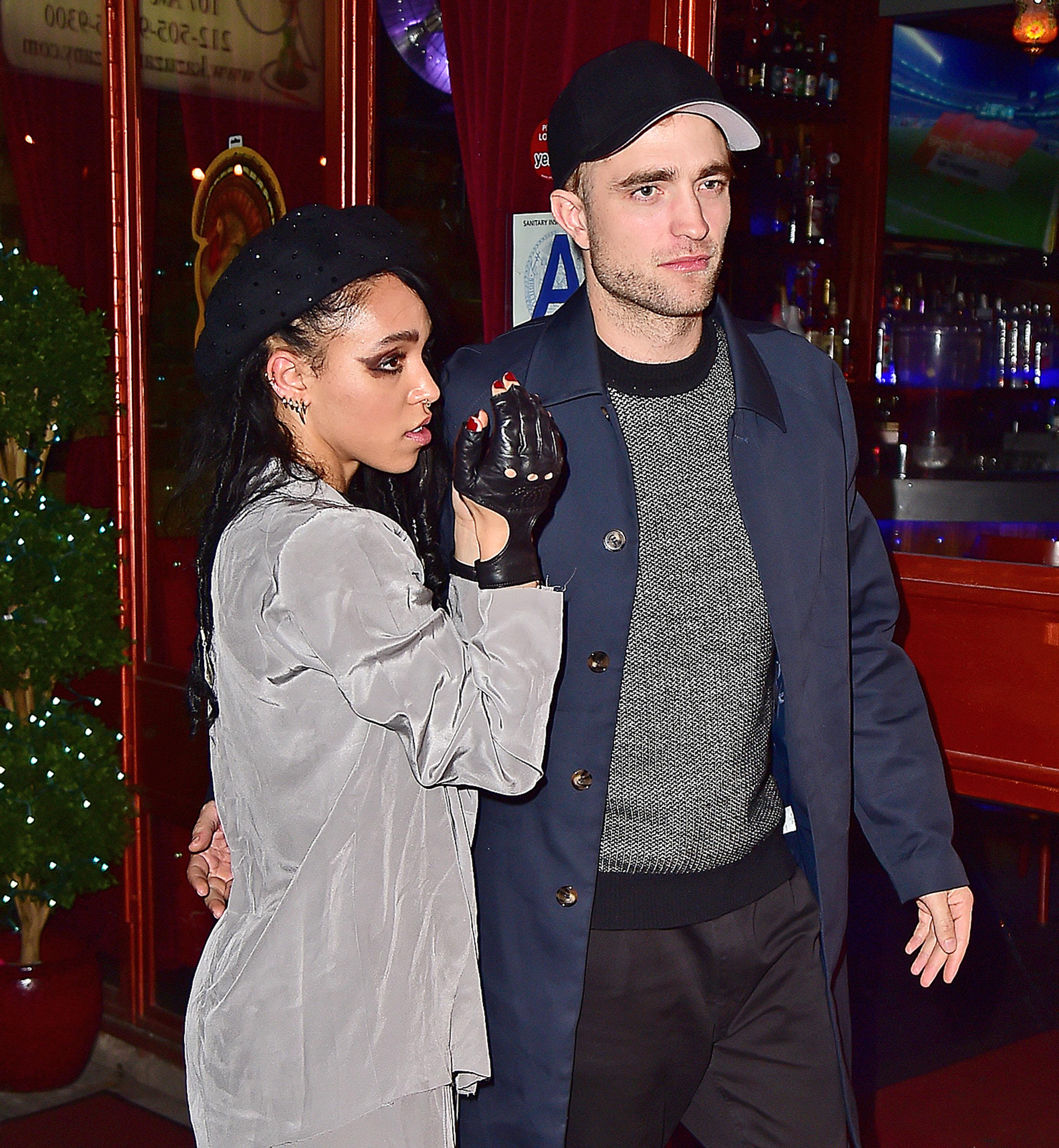 Robert Pattinson and FKA Twigs go to the afterparty for her concert in NYC