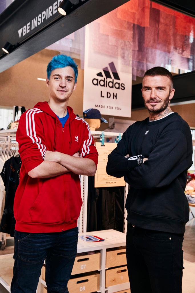 Ninja and David Beckham