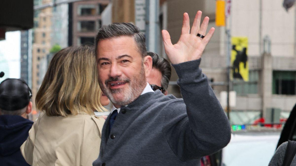 Image of Jimmy Kimmel mocked the meme during his monologue.
