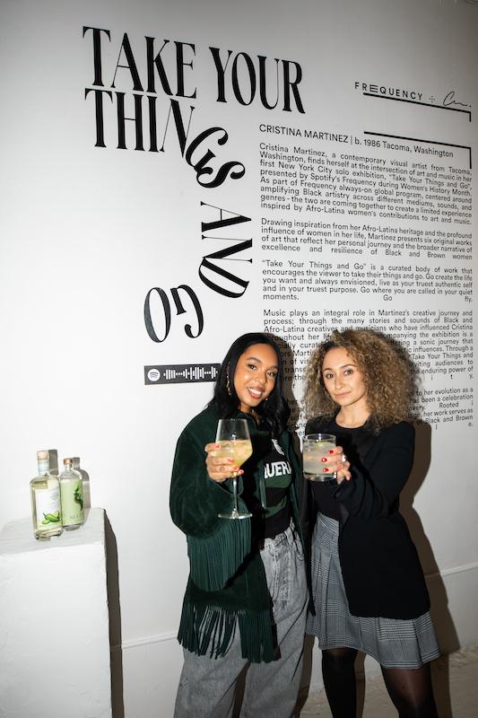 diageo brands in culture manager zia lotfi raises a glass to contemporary artist cristina martinez for womens history month