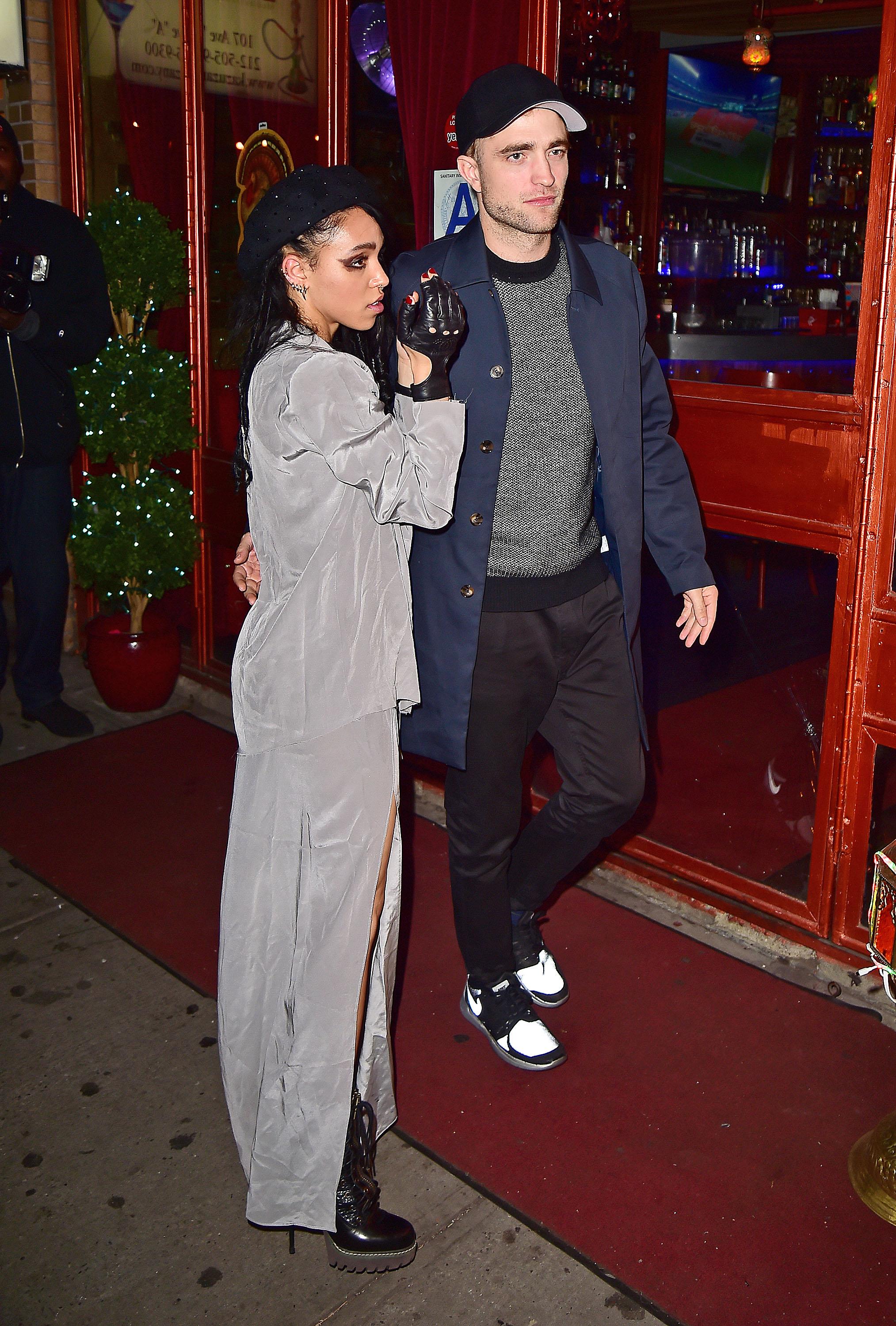 Robert Pattinson and FKA Twigs go to the afterparty for her concert in NYC