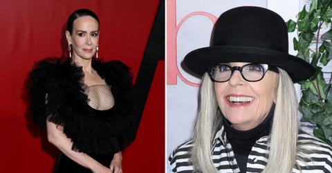 Split image of Sarah Paulson and Diane Keaton