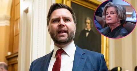 composite photo of j.d. vance and susie wiles