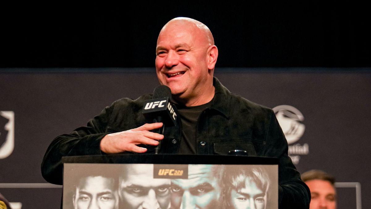 Image of Dana White defended his loyalty to Donald Trump despite the backlash.