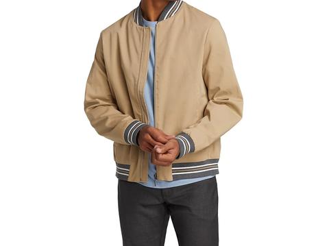 rami malek casual fit new york city prada bomber jacket shop