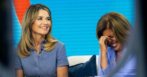 photo of savannah guthrie and hoda kotb