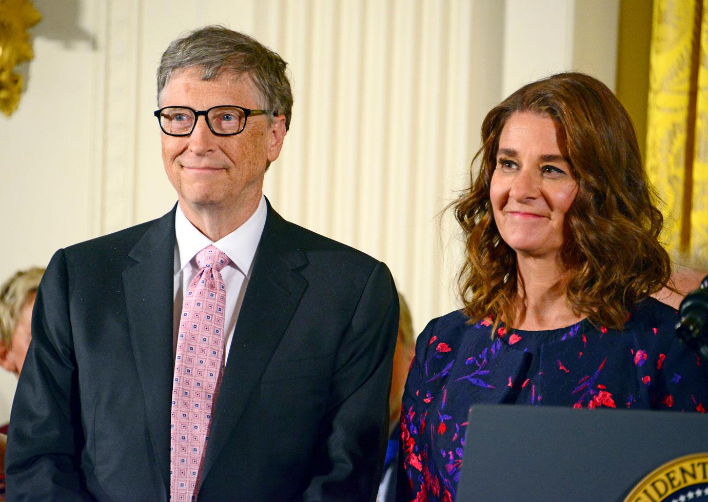 bill gates spotted wearing wedding ring divorce estranged wife melinda gates