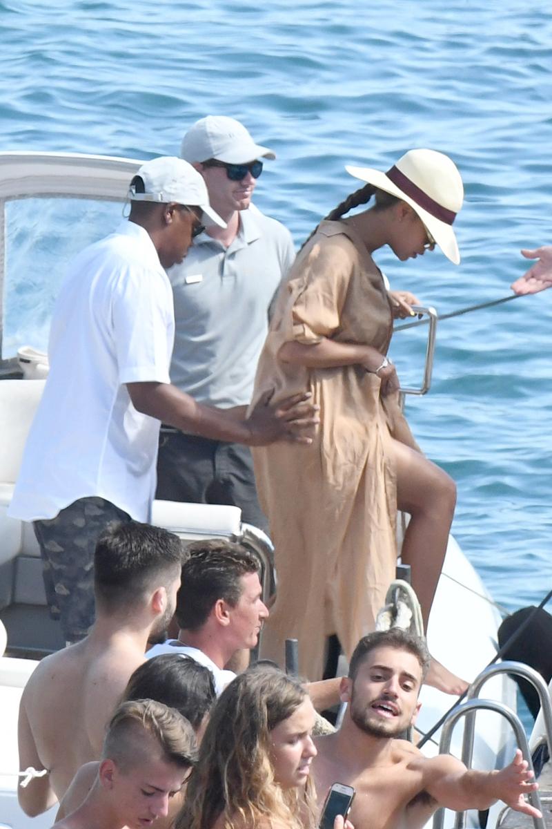 Beyonce and Jay Z enjoy family time with daughter Blue Ivy on a boat in Italy