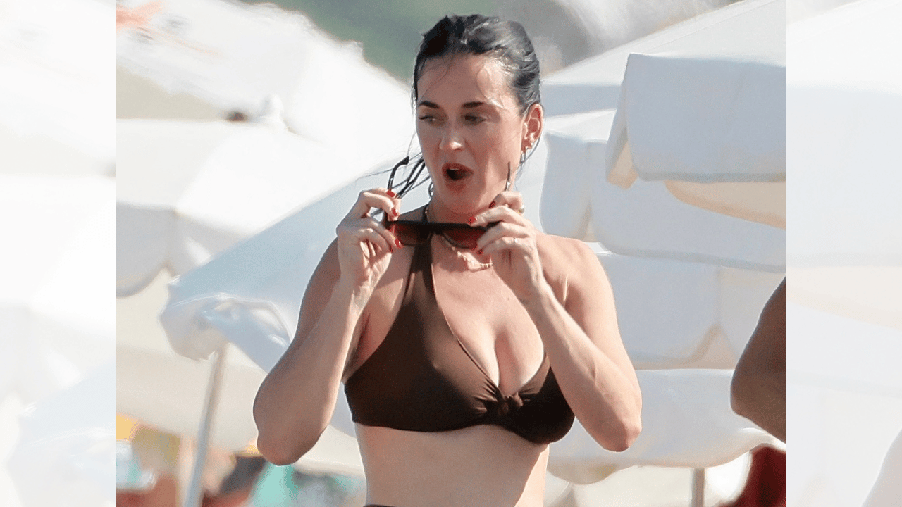 image of Katy Perry and Justin Trudeau packed on the PDA while during their tropical outing in France.