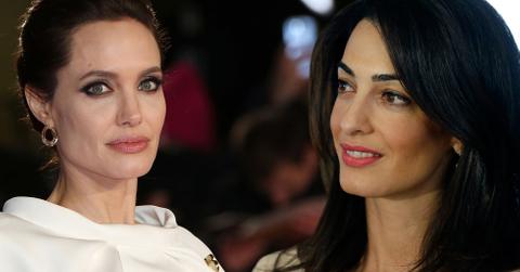 Angelina jolie snubs amal