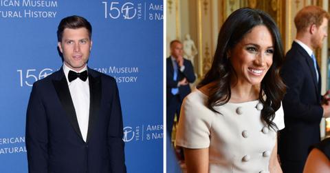 colin jost makes brutal meghan markle joke saturday night live