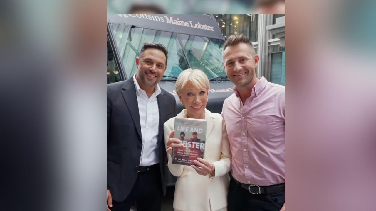 image of The star celebrated Jim Tselikis and Sabin Lomac's new book in NYC.