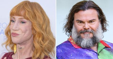 Composite photo of Kathy Griffin and Jack Black.