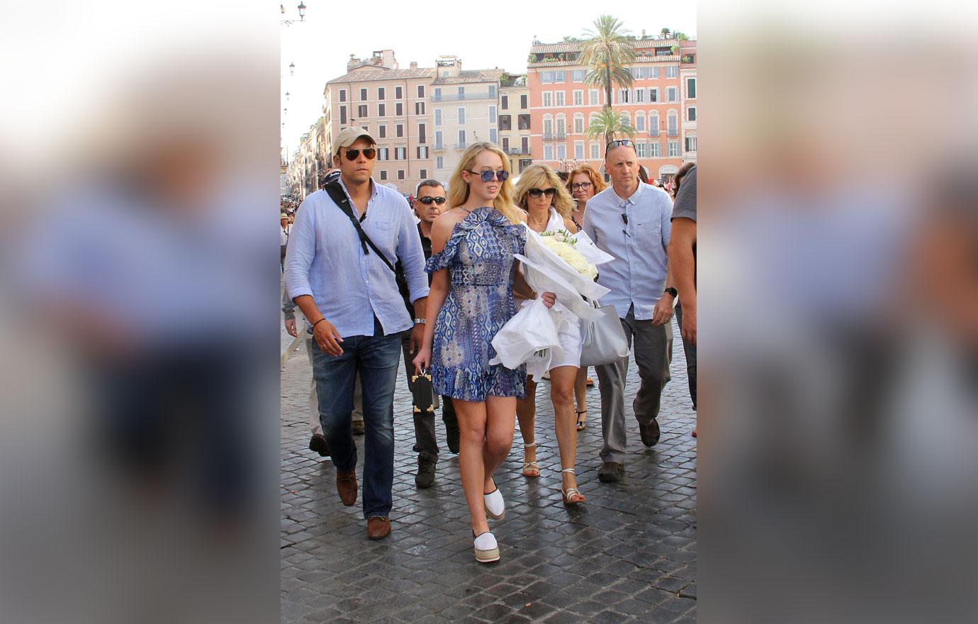 Tiffany Trump Marla Maples Vacation Italy Photos 06