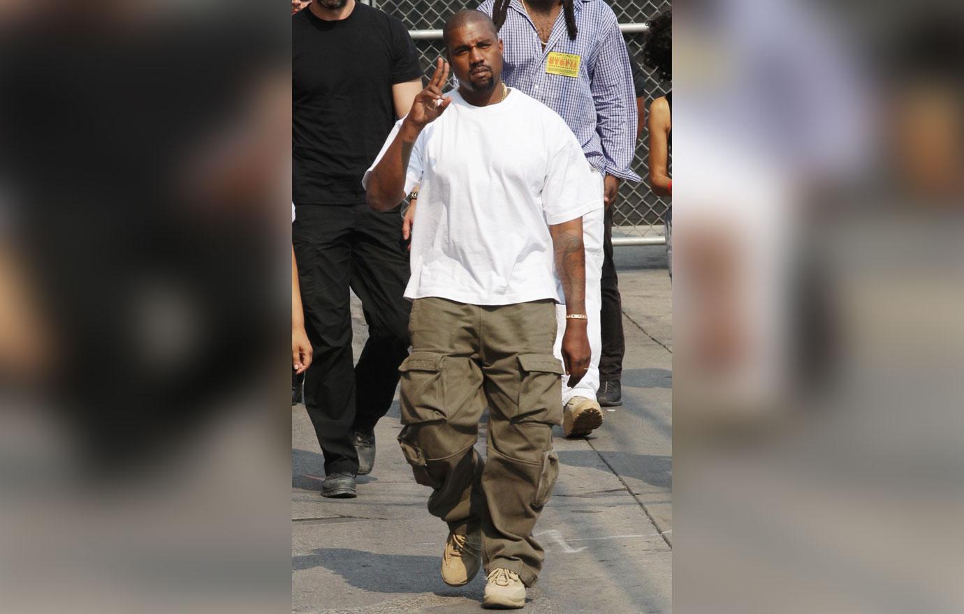 Kanye West Walking Kim Kardashian Therapists Tour