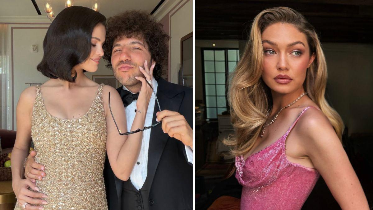image of Selena Gomez, her husband, Benny Blanco, Gigi Hadid and her boyfriend, Bradley Cooper, were among A-listers at the celebration.
