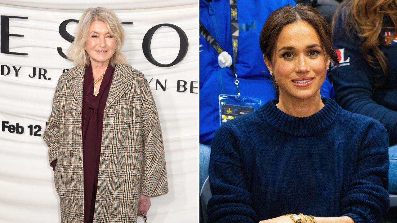 Split Photo of Martha Stewart and Meghan Markle