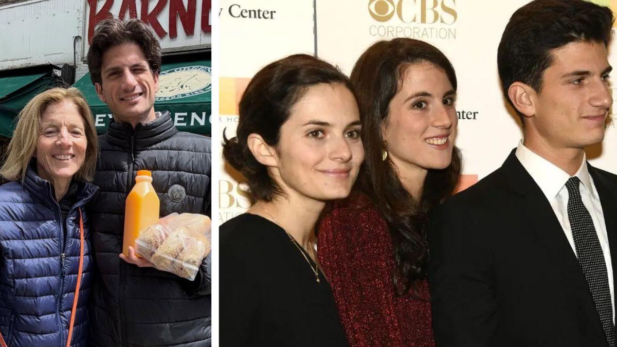 Composite photo of Jack Schlossberg and family