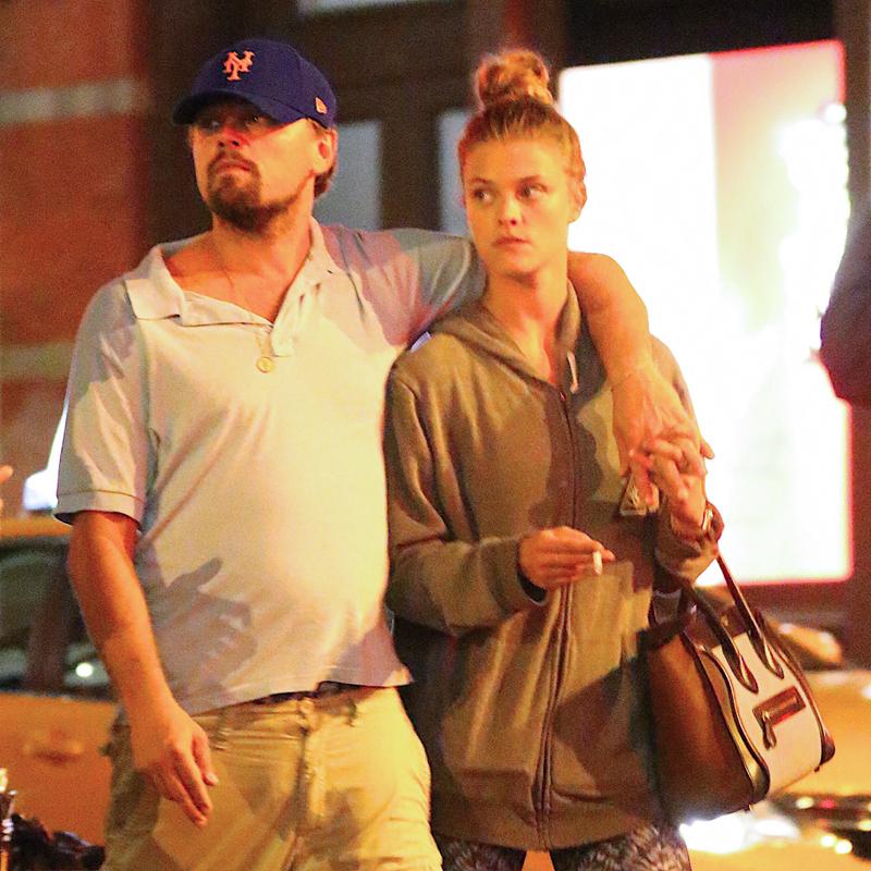 *PREMIUM EXCLUSIVE* Leonardo DiCaprio and Nina Agdal cuddle up after dinner