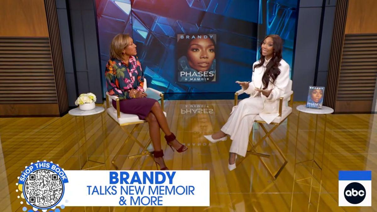 Image of Brandy guest-starred on 'Good Morning America.'