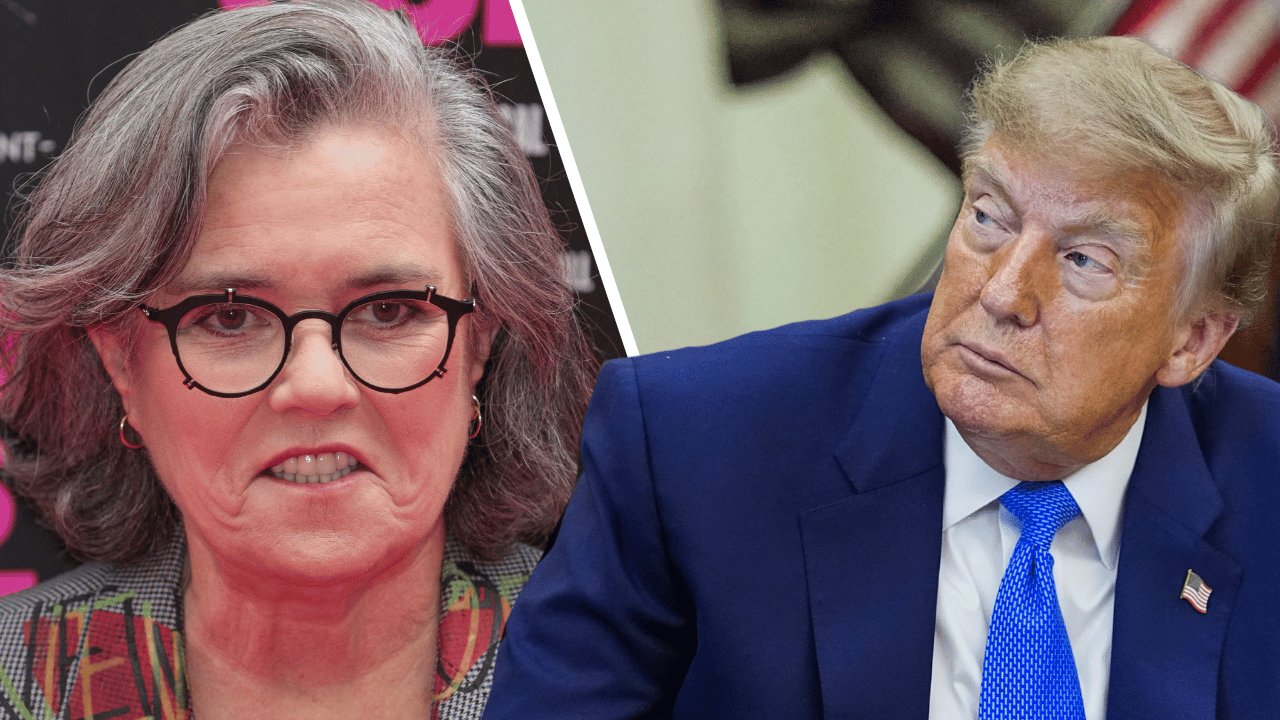 Rosie O'Donnell and Donald Trump