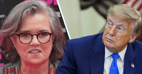 Rosie O'Donnell and Donald Trump