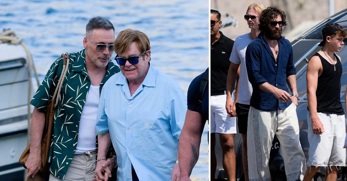 Image of Elton John is blind in one eye.