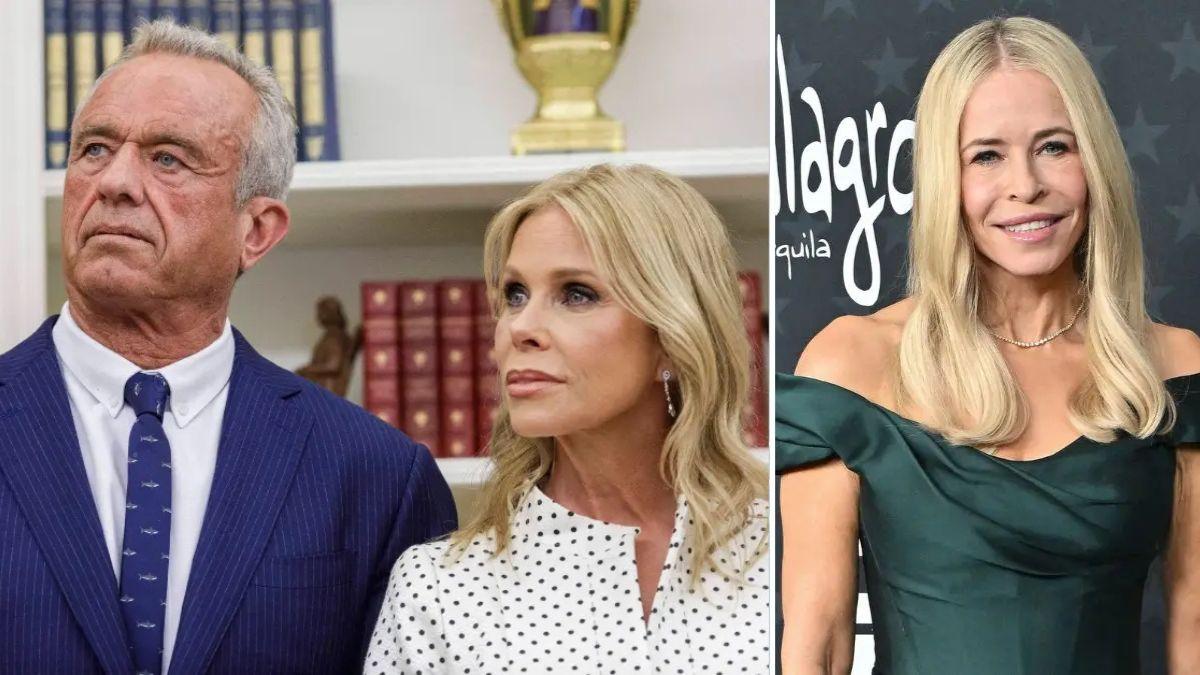 Composite photo of Robert F. Kennedy Jr., Cheryl Hines and Chelsea Handler