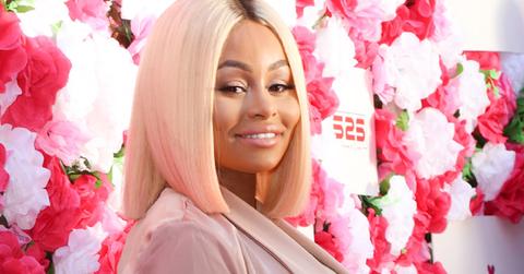 Blac Chyna shows off her baby bump on the pink carpet at the Amber Rose Slutwalk in Los Angeles, CA