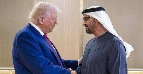 photo of Donald Trump and Mohamed bin Zayed Al Nahyan