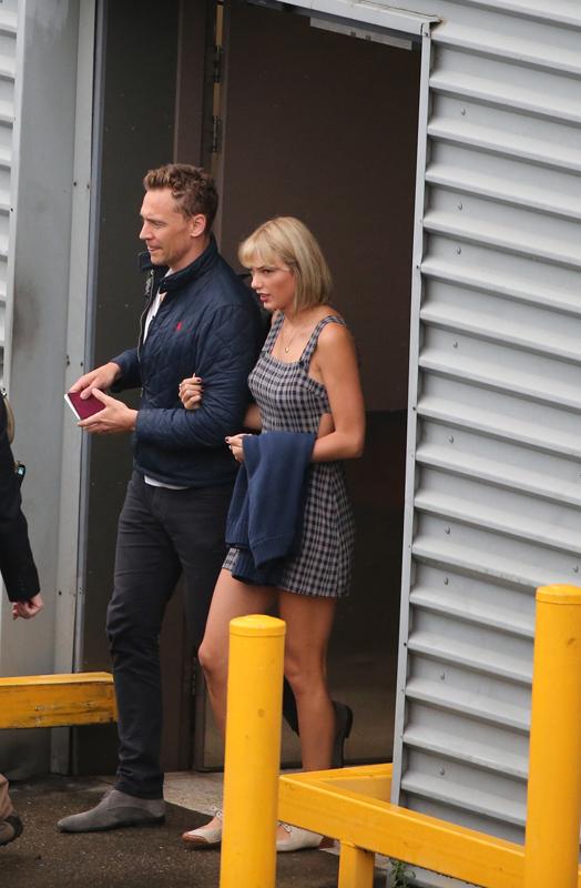 Tom Hiddleston And Taylor Swift Sighting At Sydney Airport