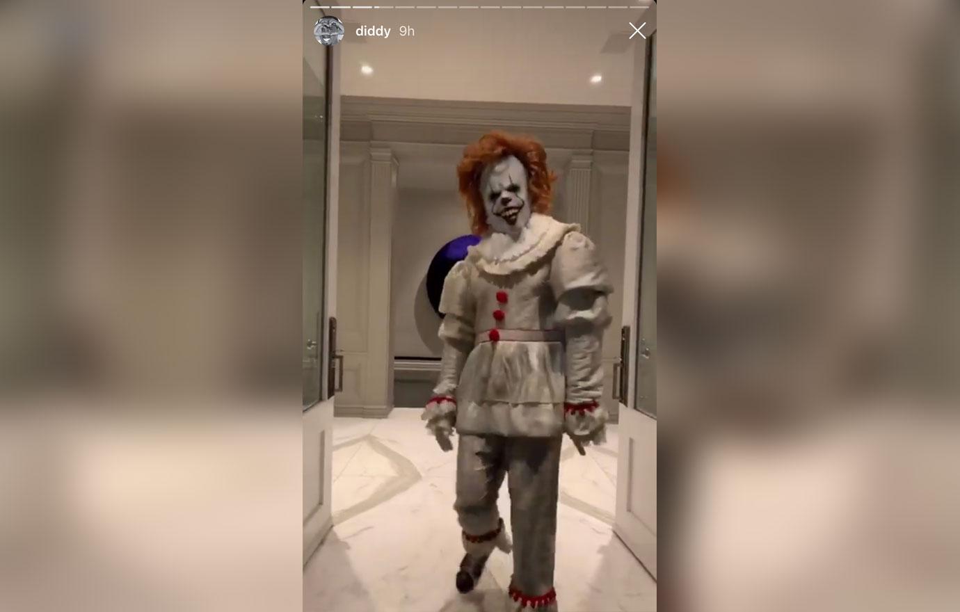 Diddy Dresses As Clown Who Scared Him On ‘Ellen DeGeneres Show’