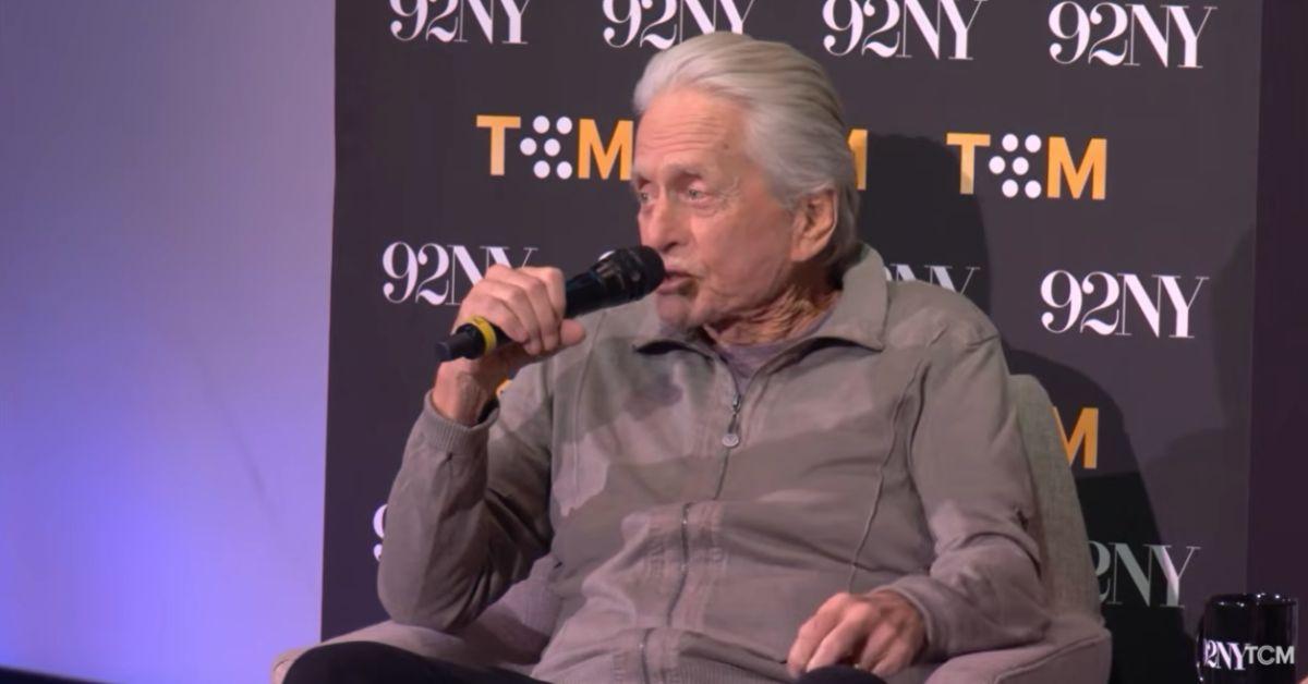 image of Michael Douglas shared a tough moment with Oliver Stone.