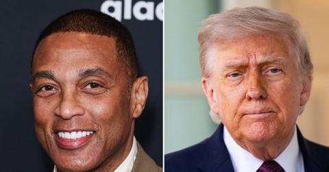 split of Don Lemon & Donald Trump.