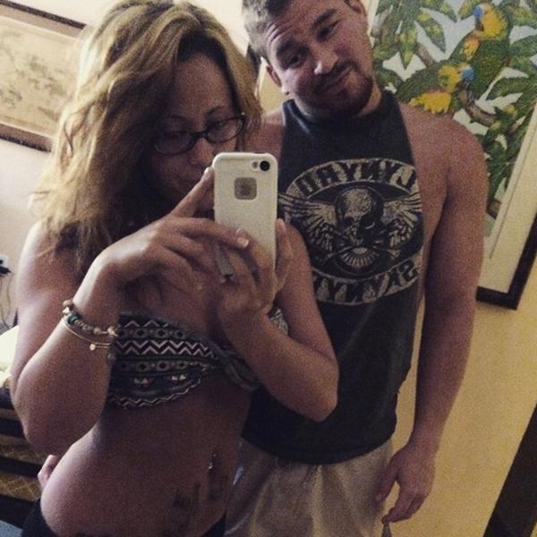 Jenelle evans nathan griffith selfie